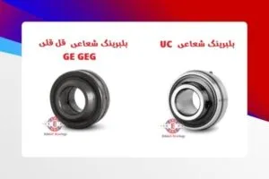 بلبرینگ شعاعی uc  بلبرینگ شعاعی کروی قل قلی