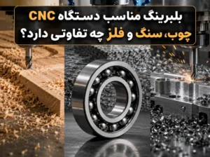 بلبرینگ مناسب دستگاه CNC چوب، سنگ و فلز چه تفاوتی دارد؟