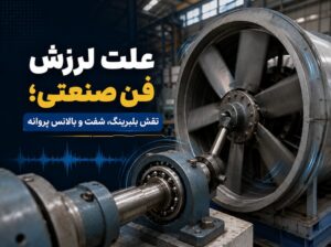 علت لرزش فن صنعتی؛ نقش بلبرینگ، شفت و بالانس پروانه